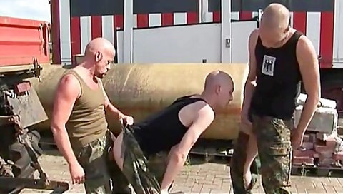 Plowing Himself On A Trailer Hitch Leads To A Trio