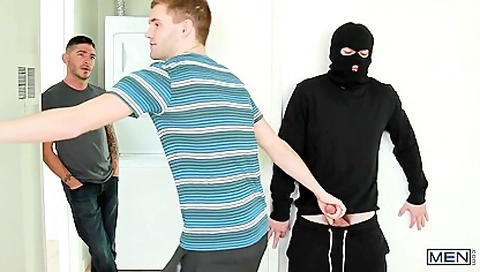 Burglar Twink Gets To Suck The Victims Meaty Cock